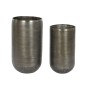 Set de Maceteros Home ESPRIT Multicolor Aluminio Cuadrado