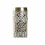 Vase DKD Home Decor Métal Blanc Indien (14.5 x 14.5 x 76.5 cm)