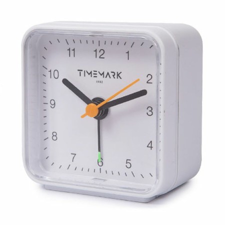 Reloj Despertador Timemark Blanco Plástico