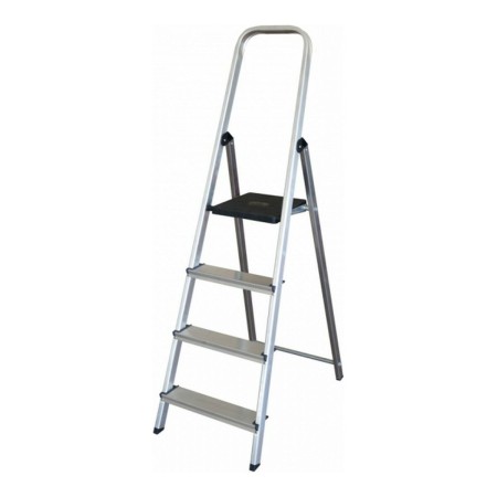 Escalera Q-Connect KF00315 Gris Aluminio