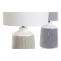 Lampe de bureau DKD Home Decor Polyester Porcelaine 220 V 40 W (2 pcs) (35 x 35 x 53 cm)