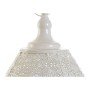 Lampe de bureau DKD Home Decor Blanc Argent Métal (31 x 31 x 50 cm)