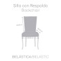 Housse de Chaise Eysa ROC Gris foncé 50 x 60 x 50 cm 2 Unités