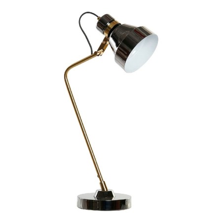 Lampe de bureau DKD Home Decor Argent Métal Verre 220 V Doré 50 W