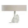 Lampe de bureau DKD Home Decor Blanc Beige Polyester Résine 220 V Plumes 60 W (38 x 38 x 72 cm)