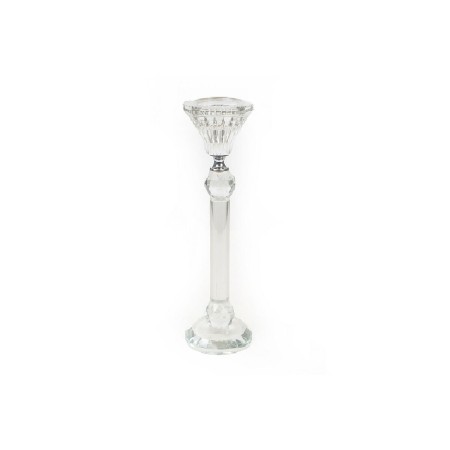 Bougeoir Romimex Transparent verre 7 x 23 x 7 cm