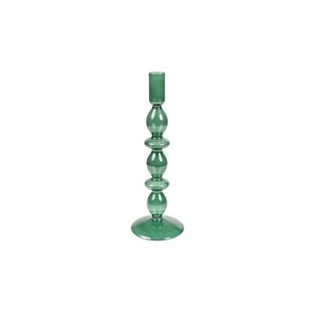 Bougeoir Romimex Vert verre 9 x 27 x 9 cm