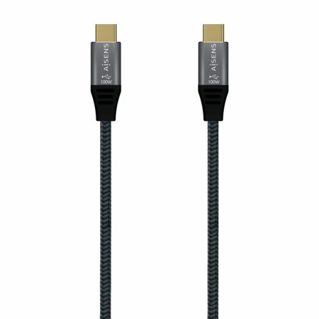 Câble USB-C Aisens A107-0629 2 m Gris (1 Unité)