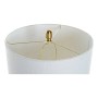 Lampe de bureau DKD Home Decor Blanc Polyester Métal Marbre 220 V Doré 60 W (35 x 35 x 71 cm)