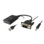 Adaptateur VGA vers HDMI avec Audio Equip 119038 Noir (1 Unité)