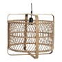 Suspension DKD Home Decor Noir Bambou 220 V 50 W (39 x 39 x 35 cm)