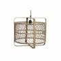 Suspension DKD Home Decor Noir Bambou 220 V 50 W (39 x 39 x 35 cm)