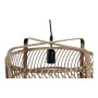 Suspension DKD Home Decor Noir Bambou 220 V 50 W (39 x 39 x 35 cm)