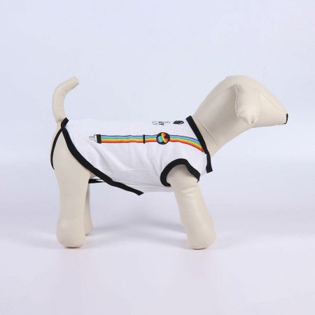 T-shirt pour Chien Disney Pride Blanc