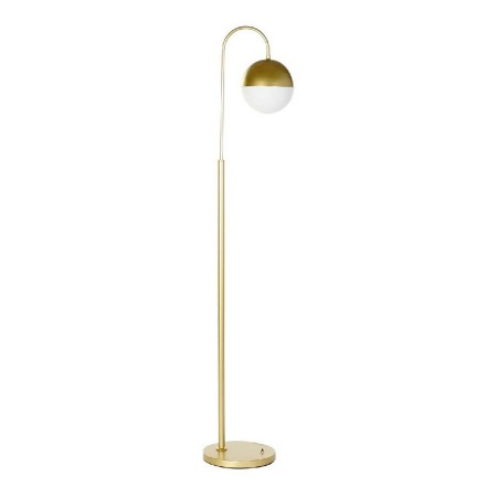 Lampadaire DKD Home Decor Blanc Métal Verre Doré (28 x 35 x 165 cm)