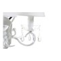 Suspension DKD Home Decor Blanc Transparent Polyester Acrylique Métal 220 V 25W (32 x 21 x 42 cm)