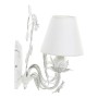 Suspension DKD Home Decor Blanc Polyester Métal 220 V 25W (38 x 22 x 31 cm)