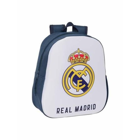 Mochila Escolar Real Madrid C.F. 27 x 33 x 10 cm 3D