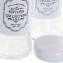 Salière avec couvercle DKD Home Decor Blanc Acier inoxydable Verre (100 ml) (2 pcs)