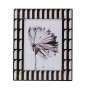 Cadre photo Romimex Blanc Noir verre 15 x 20 x 1 cm