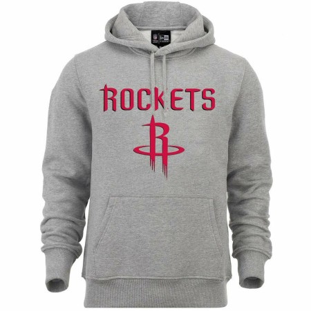 Sudadera con Capucha Hombre New Era Gris