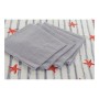 Nappe et serviettes de table DKD Home Decor Summer Bleu Coton (150 x 150 x 0.1 cm) (5 pcs)