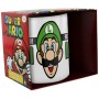 Tasse mug Super Mario Here We Go! Luigi Blanc Vert 315 ml