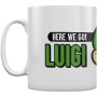 Tasse mug Super Mario Here We Go! Luigi Blanc Vert 315 ml