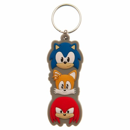Llavero Sonic Sonic, Tails & Knuckles 6 cm
