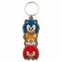 Llavero Sonic Sonic, Tails & Knuckles 6 cm