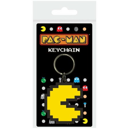 Porte-clés Pac-Man PIXEL 6 cm Jaune