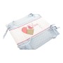 Panier DKD Home Decor Love Bleu Beige Coton (2 pcs)