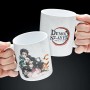 Tasse mug Demon Slayer Tanjiro & Nezuko Blanc Céramique 550 ml