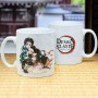 Tasse mug Demon Slayer Tanjiro & Nezuko Blanc Céramique 550 ml