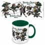 Tasse mug Attack on Titan MGC27411 Blanc Vert 315 ml