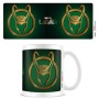 Taza Mug Loki MG26084 Blanco Verde 315 ml