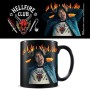 Tasse mug Stranger Things HELLFIRE CLUB & EDDIE Noir 315 ml