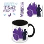 Tasse mug Wednesday Teenage Purgatory Blanc Noir 325 ml