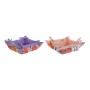 Panier DKD Home Decor Pêche Rose Coton Lila (2 pcs)