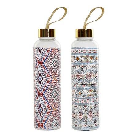 Gourde DKD Home Decor Multicouleur Mosaïque Verre Borosilicaté (2 pcs)