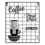 Décoration murale DKD Home Decor Coffee Métal Résine (30 x 4 x 38 cm)