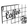 Décoration murale DKD Home Decor Coffee Métal Résine (30 x 4 x 38 cm)