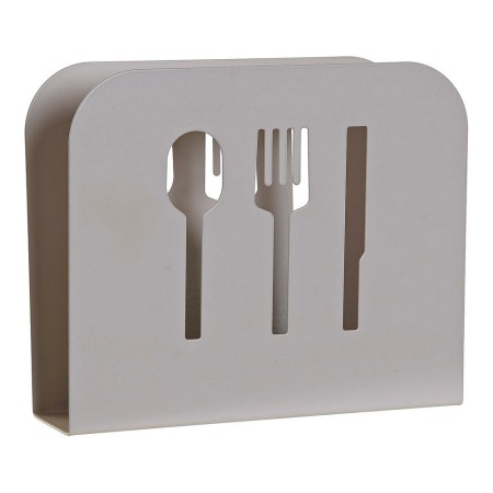 Porte-serviettes DKD Home Decor Beige Métal