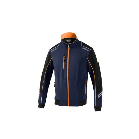 Veste de Sport pour Homme Sparco Tech TW Bleu Orange Bleu foncé