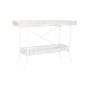 Console DKD Home Decor Métal Blanc (124 x 38 x 85 cm)