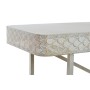 Console DKD Home Decor Métal Blanc (124 x 38 x 85 cm)