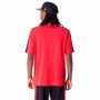 Camiseta de Manga Corta Hombre New Era NBA Rojo