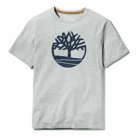 Camiseta de Manga Corta Hombre Timberland Kennebec River Tree Gris