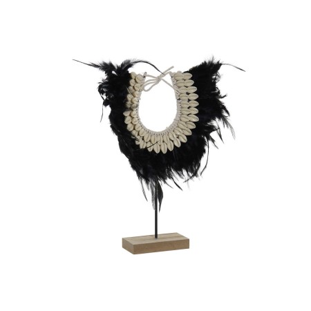 Figurine Décorative DKD Home Decor Plume Coquillages (27 x 6 x 38 cm)