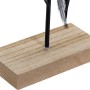 Figurine Décorative DKD Home Decor Plume Coquillages (27 x 6 x 38 cm)
